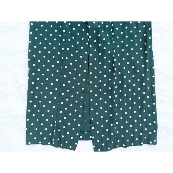 My Michelle Dress size 7/8 Preppy Polka Dot Rayon blend Swing Trad Wife 90s READ - Picture 6 of 16